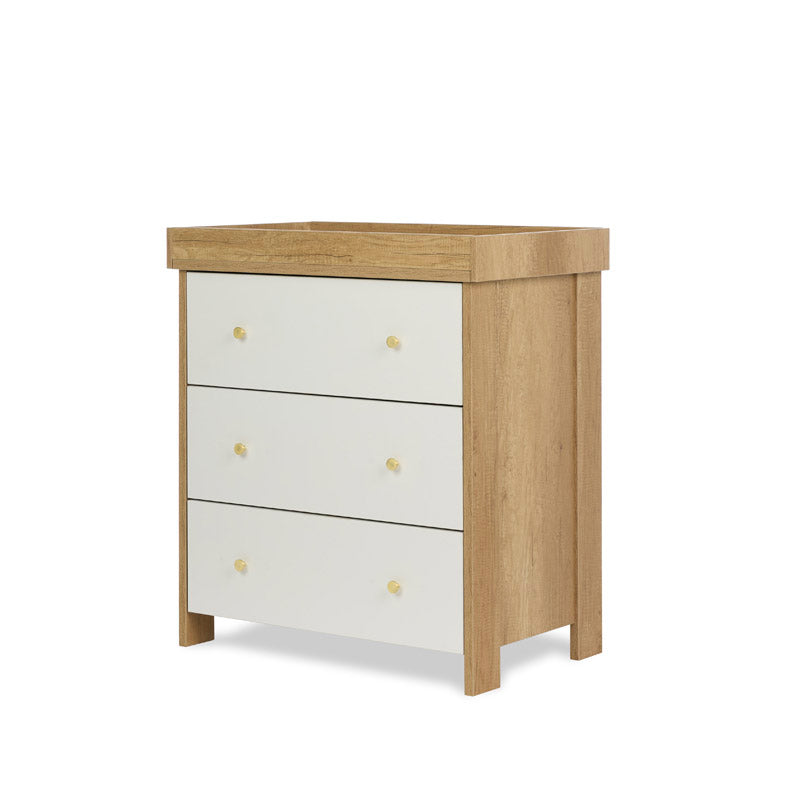 Obaby Nika 2 Piece Nursery Room Set - Oak & White