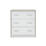 Obaby Nika Mini 3 Piece Room Set - Grey Wash & White
