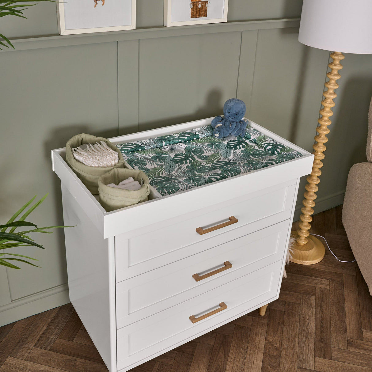 Obaby Orla 2 Piece Room Set - White with Oak