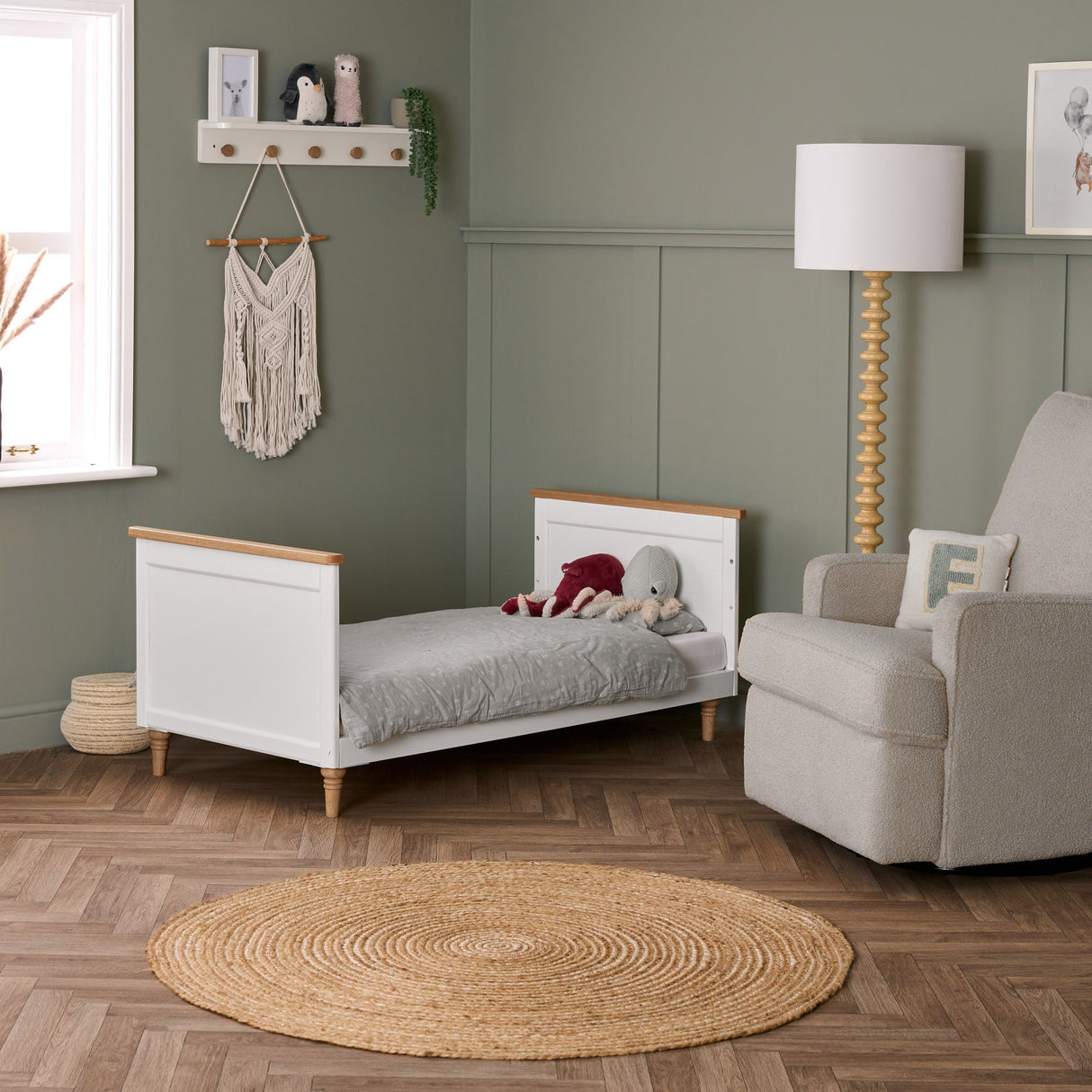 Obaby Orla 2 Piece Room Set - White with Oak
