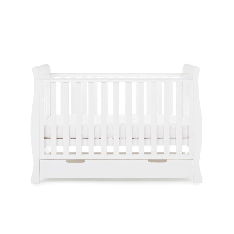 Obaby Stamford Mini Sleigh 3 Piece Room Set - White