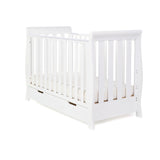 Obaby Stamford Mini Sleigh Cot Bed - White
