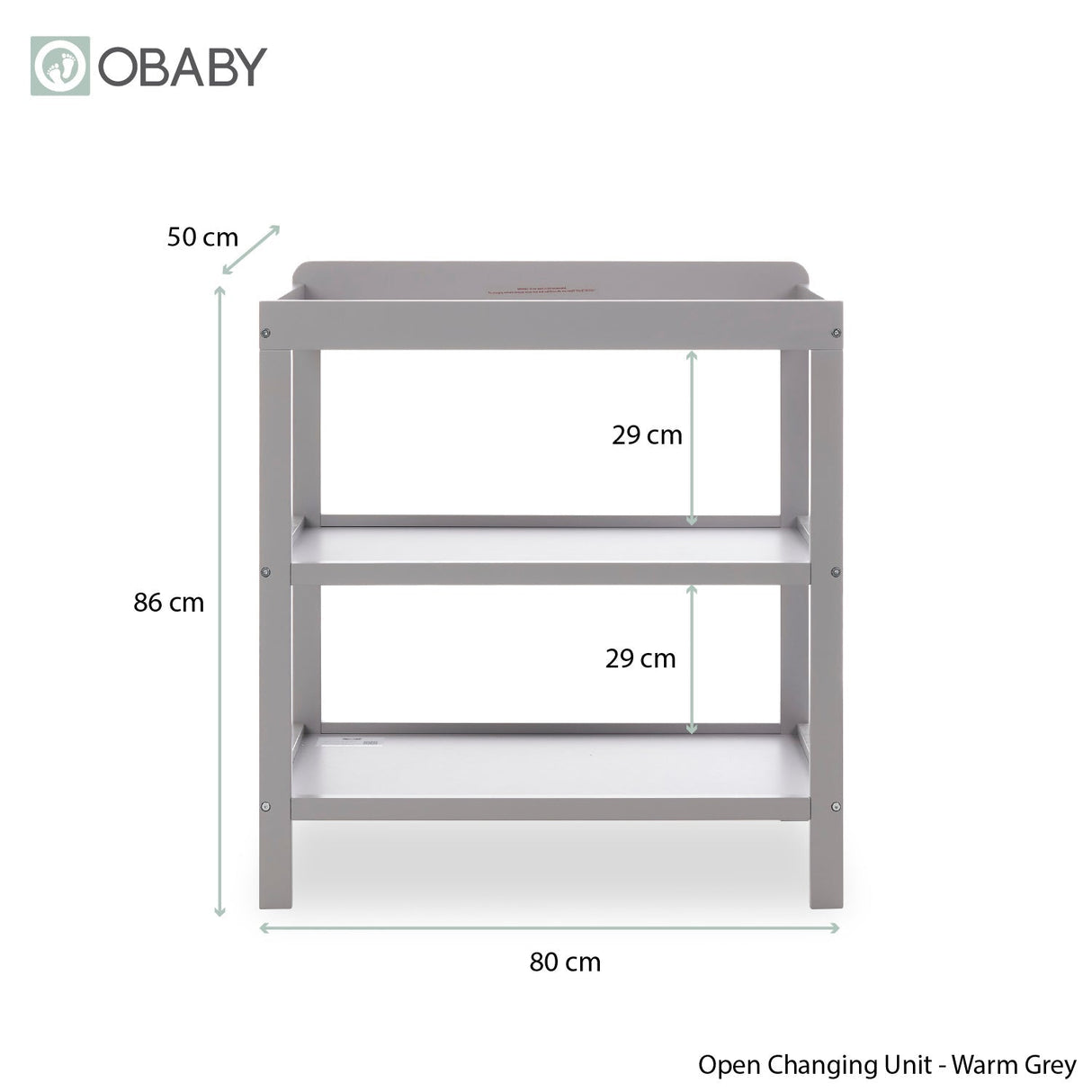 Obaby Grace 2 Piece Room Set - Warm Grey