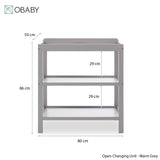 Obaby Grace 2 Piece Room Set - Warm Grey