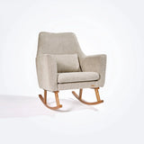 Tutti Bambini Oscar Luxe Rocking Chair & Footstool - Teddy Mushroom