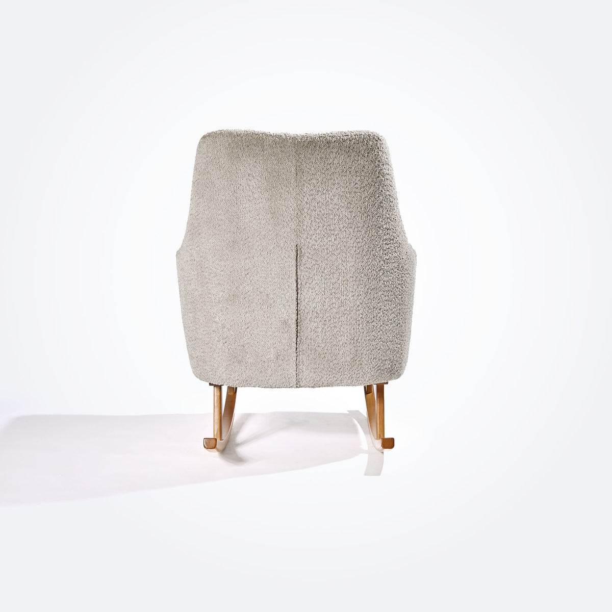 Tutti Bambini Oscar Luxe Rocking Chair & Footstool - Teddy Mushroom