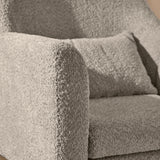 Tutti Bambini Oscar Luxe Rocking Chair & Footstool - Teddy Mushroom