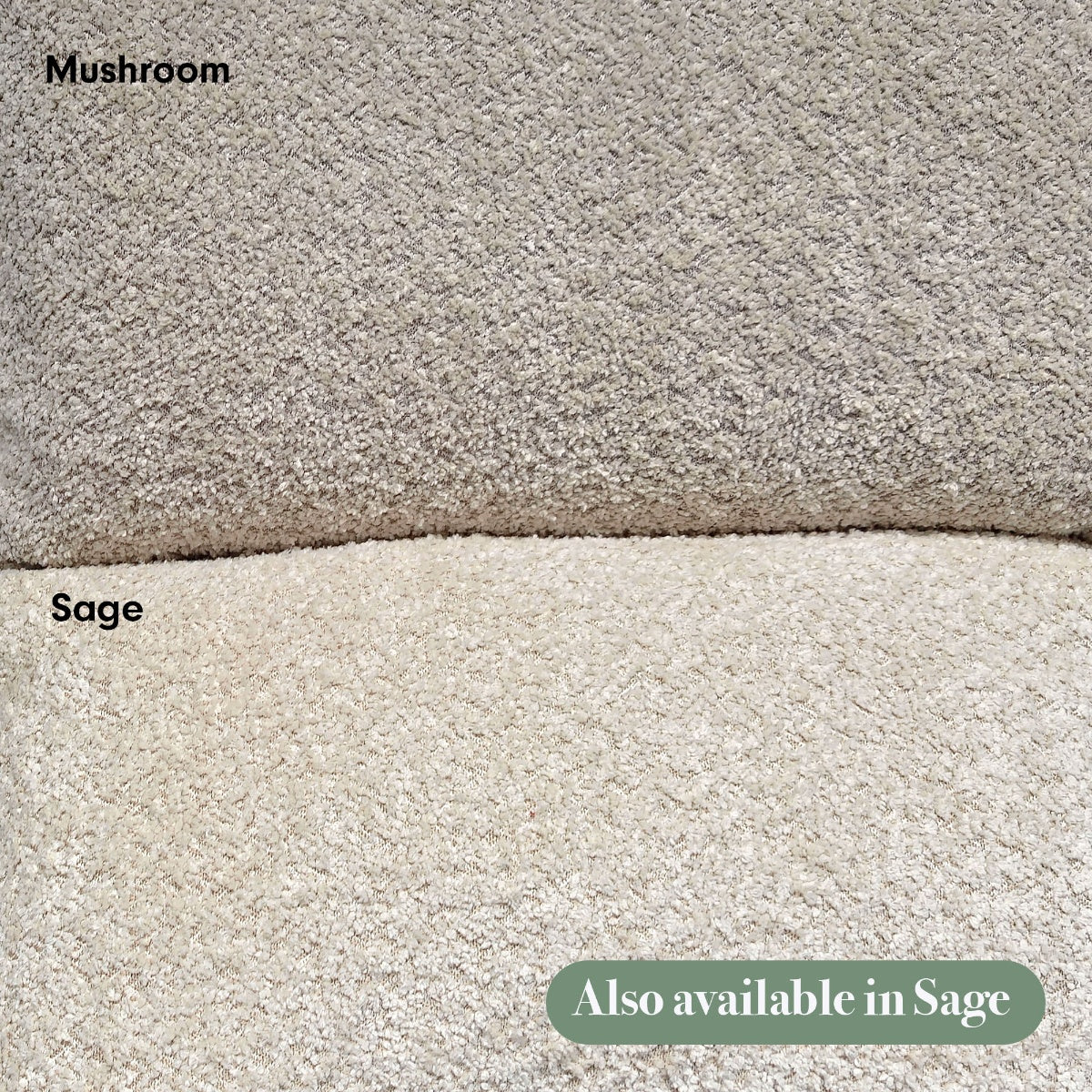 Tutti Bambini Oscar Luxe Rocking Chair & Footstool - Teddy Mushroom