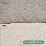 Tutti Bambini Oscar Luxe Rocking Chair & Footstool - Teddy Sage