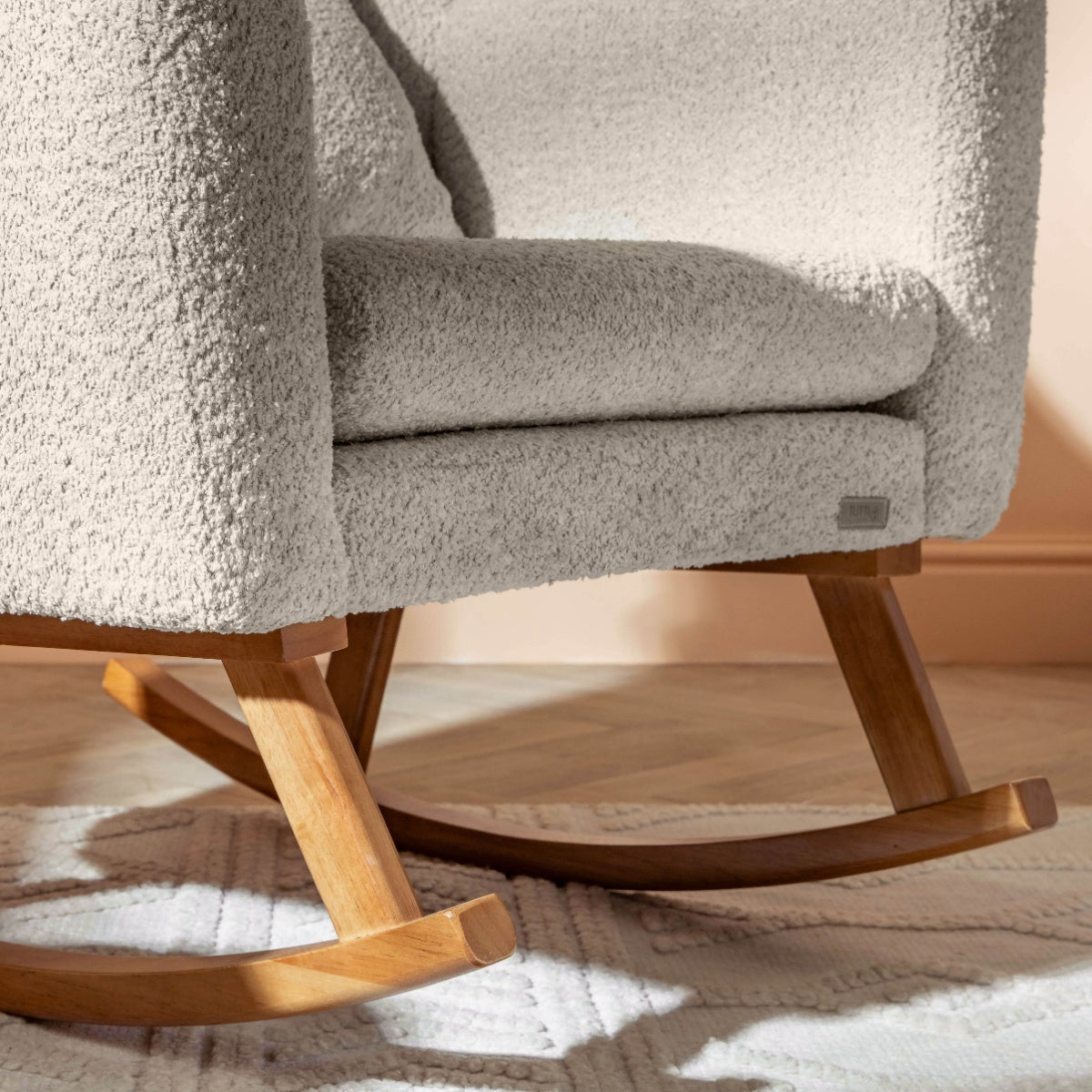 Tutti Bambini Oscar Luxe Rocking Chair & Footstool - Teddy Sage