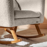 Tutti Bambini Oscar Luxe Rocking Chair & Footstool - Teddy Sage