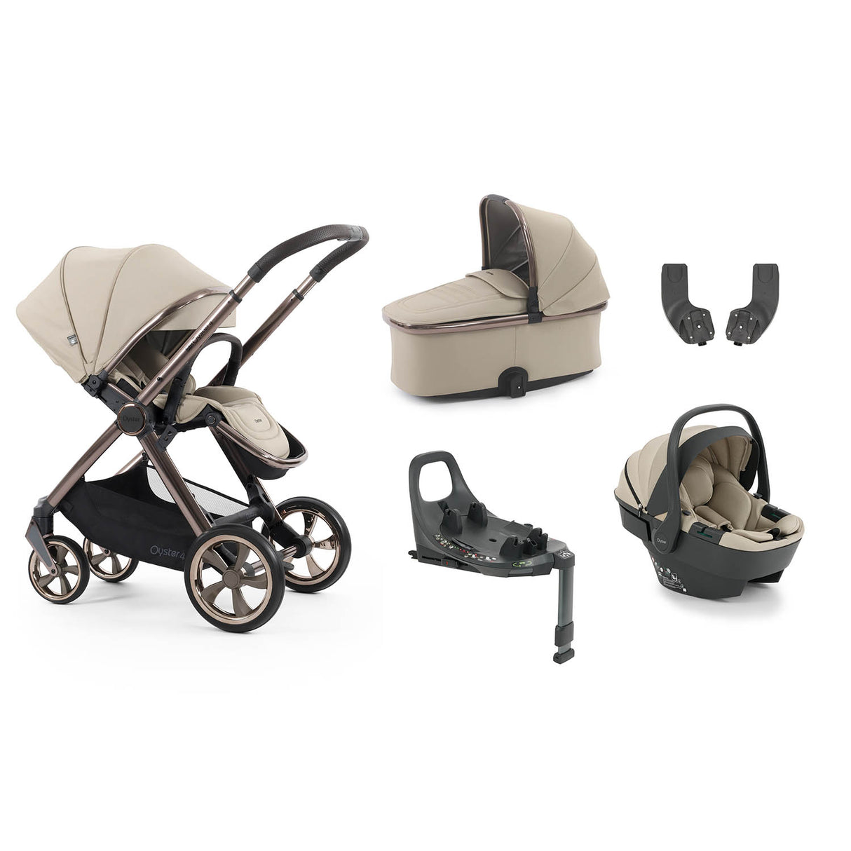 BabyStyle Oyster 4 Essential 5 Piece Capsule 360 Bundle - Buttermilk