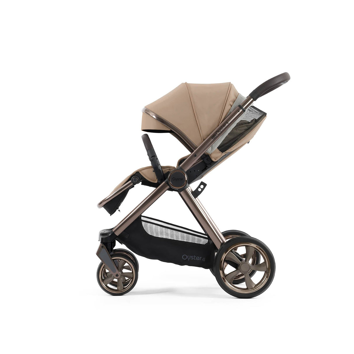 BabyStyle Oyster 4 Luxury 360 Car Seat & Nursery Essentials Bundle - Fawn