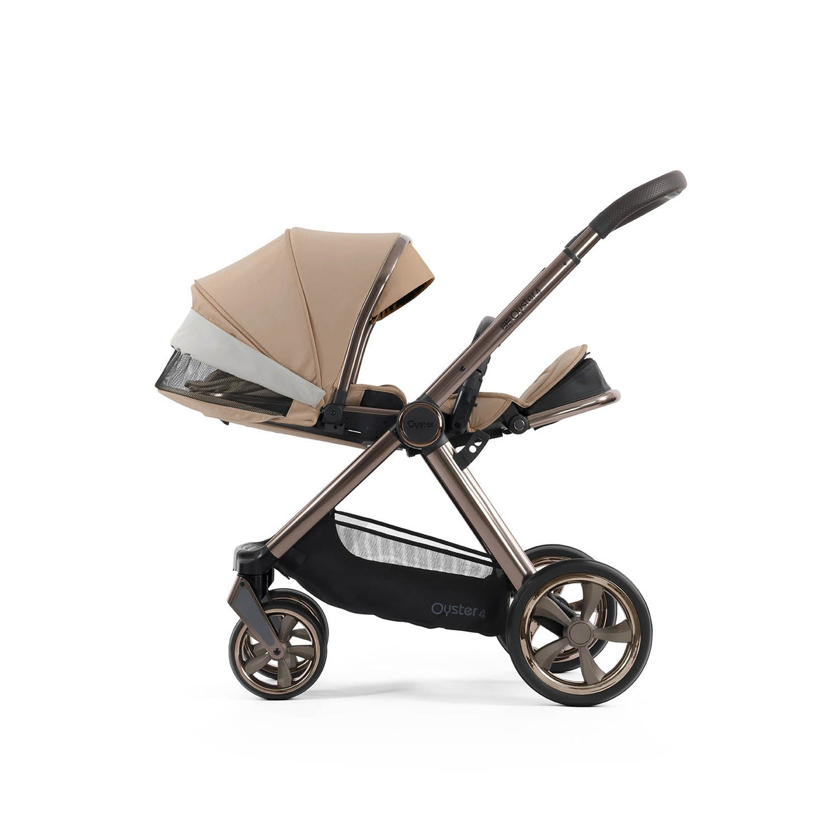 BabyStyle Oyster 4 Luxury 360 Car Seat & Nursery Essentials Bundle - Fawn