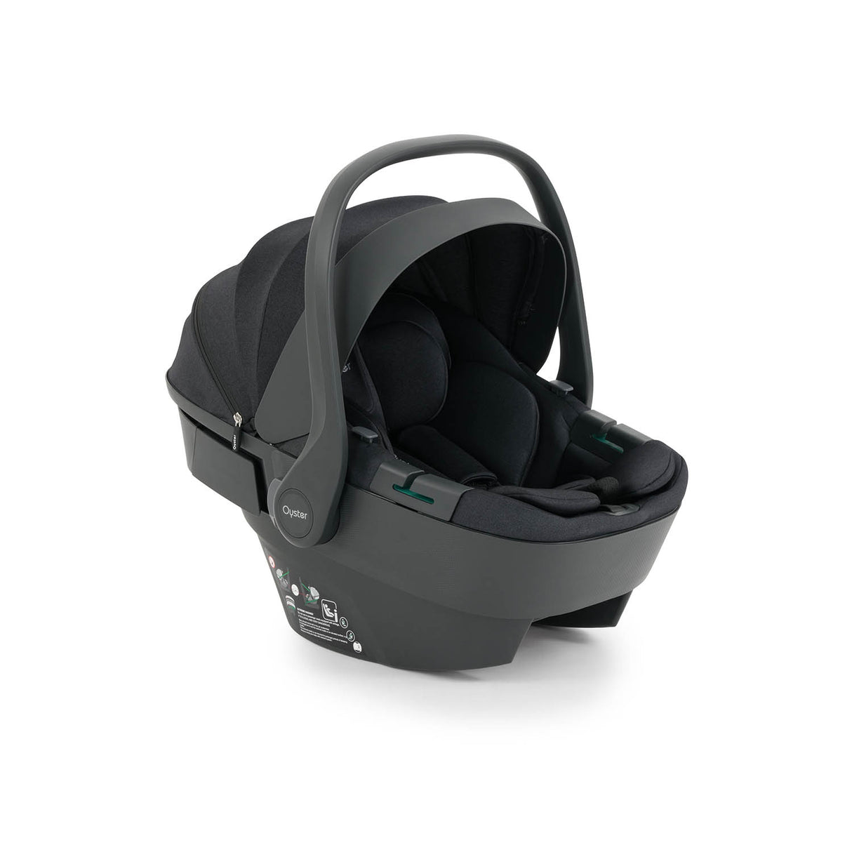 BabyStyle Oyster 4 Ultimate Baby & Toddler 360 Car Seat Bundle - Carbonite