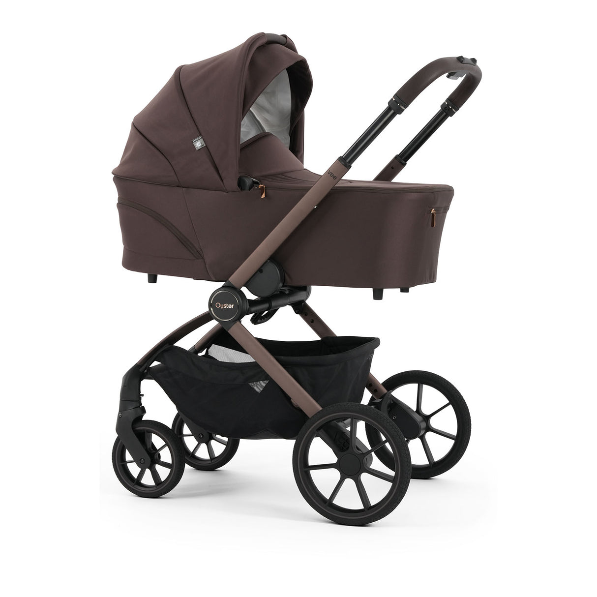 Oyster Vee Pushchair & Accessory Bundle - Chocolate