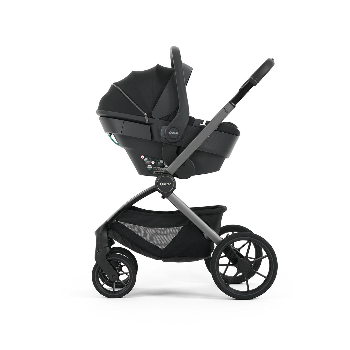 Oyster Vee Pushchair & Accessory Bundle - Liquorice
