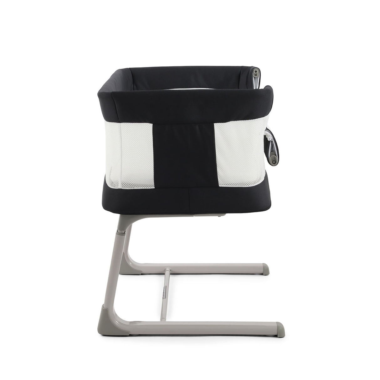BabyStyle Oyster Home Wiggle Dropside Co-Sleeper Crib - Carbonite
