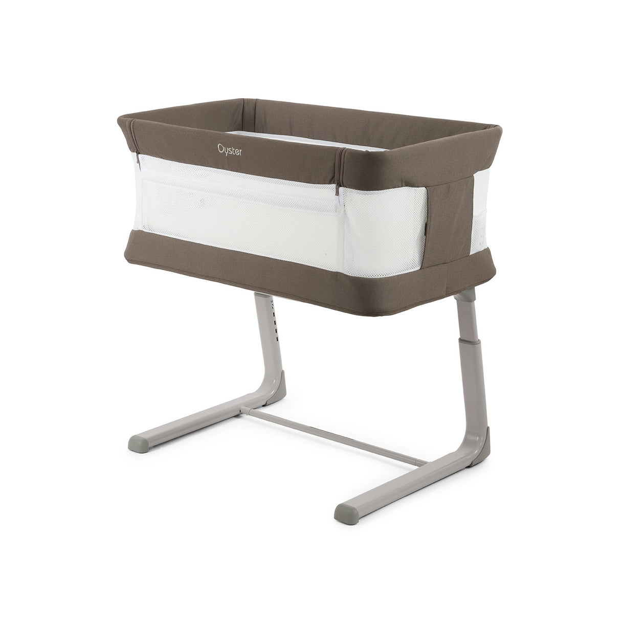 BabyStyle Oyster Home Wiggle Dropside Co-Sleeper Crib - Mink