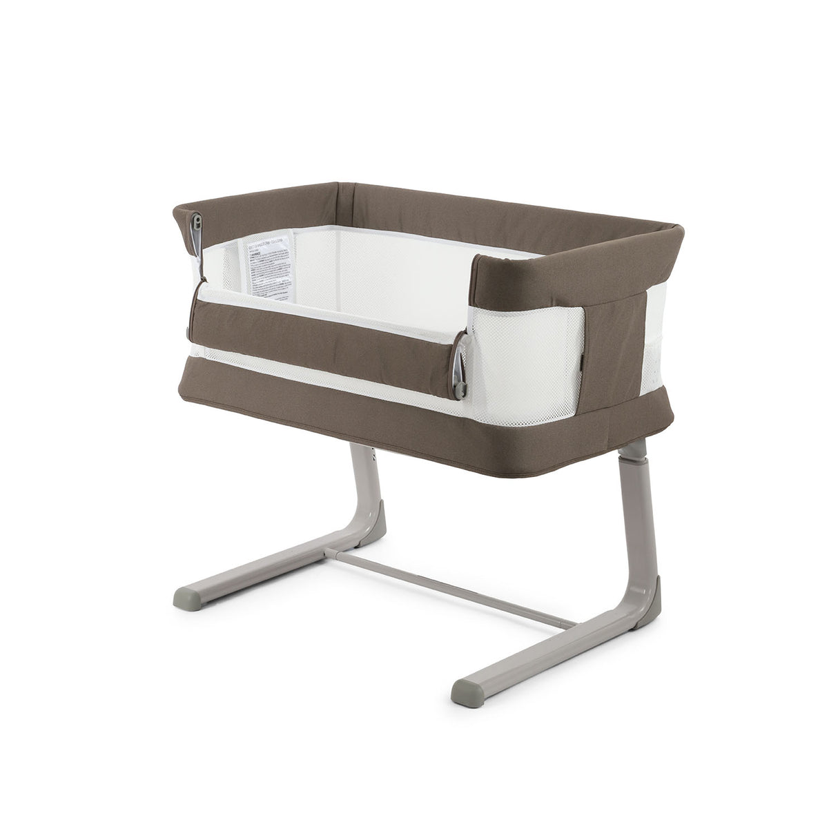 BabyStyle Oyster Home Wiggle Dropside Co-Sleeper Crib - Mink