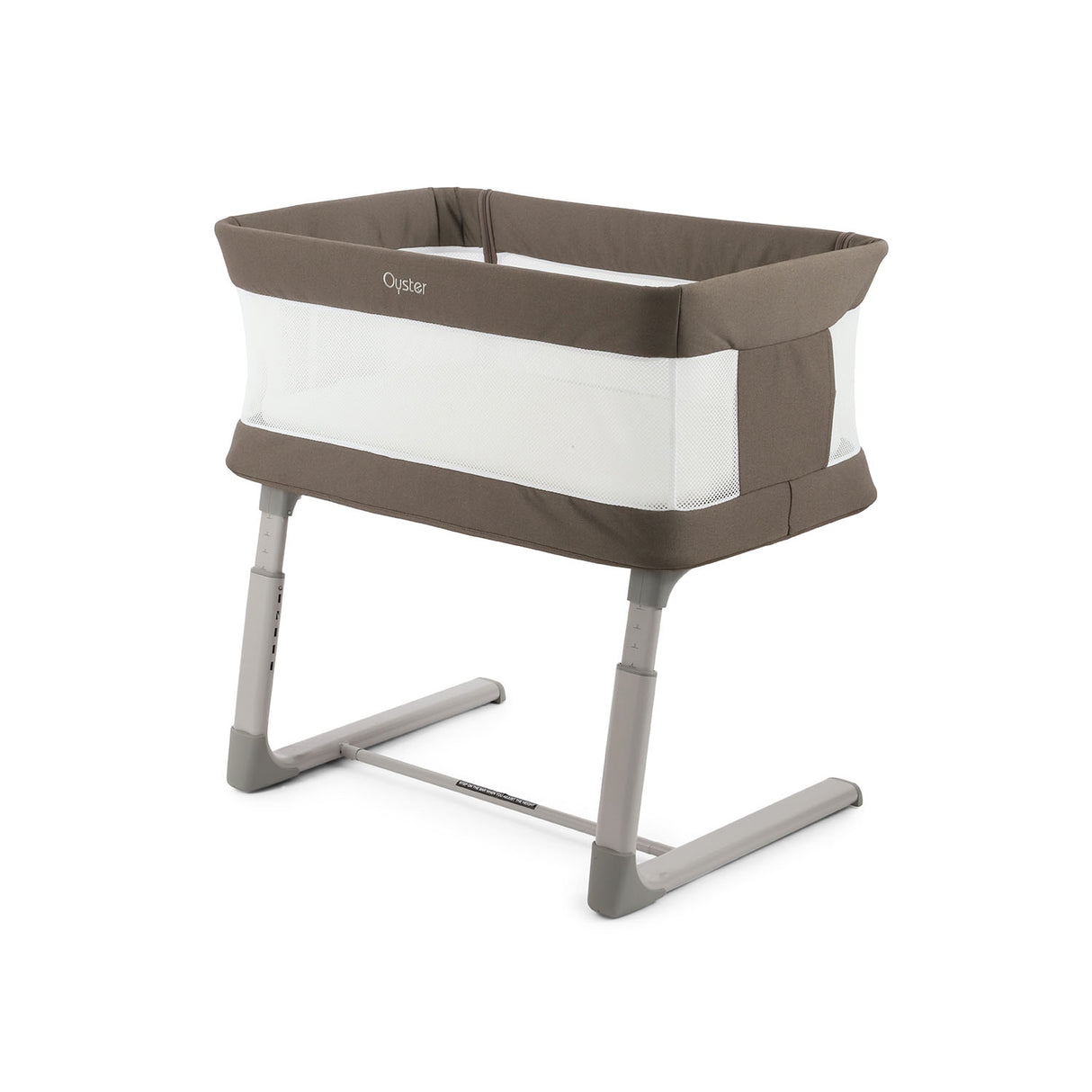 BabyStyle Oyster Home Wiggle Dropside Co-Sleeper Crib - Mink