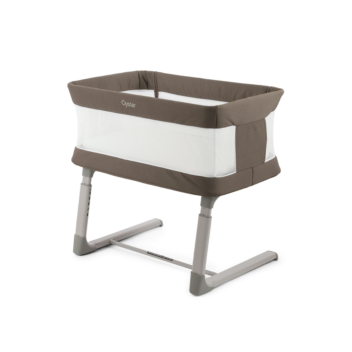 BabyStyle Oyster Home Wiggle Dropside Co-Sleeper Crib - Mink