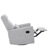 Tutti Bambini Paige Recliner Glider Nursery Chair - Pure Grey