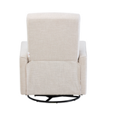 Tutti Bambini Paige Recliner Glider Nursery Chair - Egg Shell