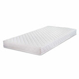 Tutti Bambini Essentials Alba Cot Bed, Mattress & Bedding Bundle - White