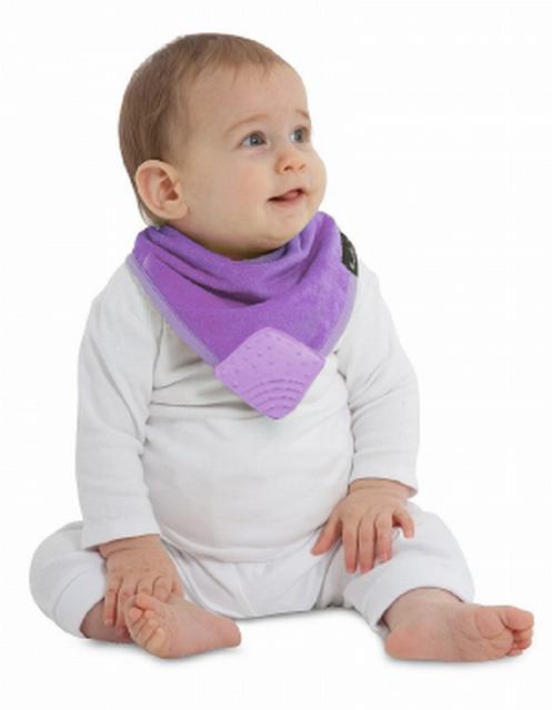 Mum 2 Mum Teething Bandana Wonder Bib - Purple