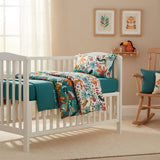 Rainforest Organic Cotton Toddler 3 Piece All-in-One 4.0 Tog Quilt Bedding Set with Bumper