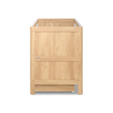 Tutti Bambini Riley Mini Cot Bed with Drawer - Maple Oak & White