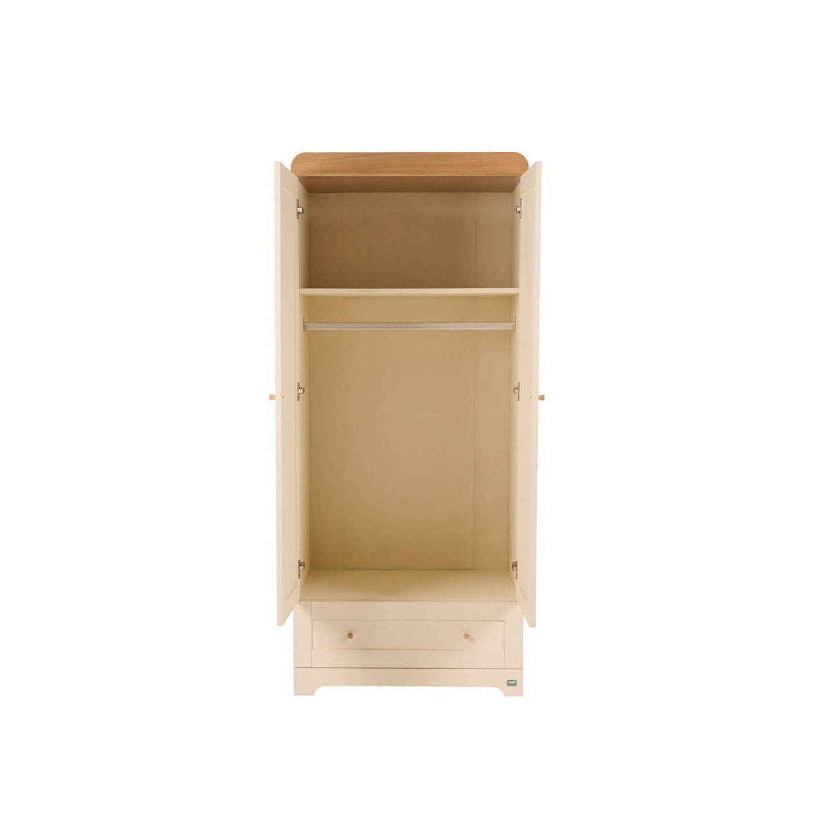 Tutti Bambini Rio Wardrobe - Cashmere/Honey Oak