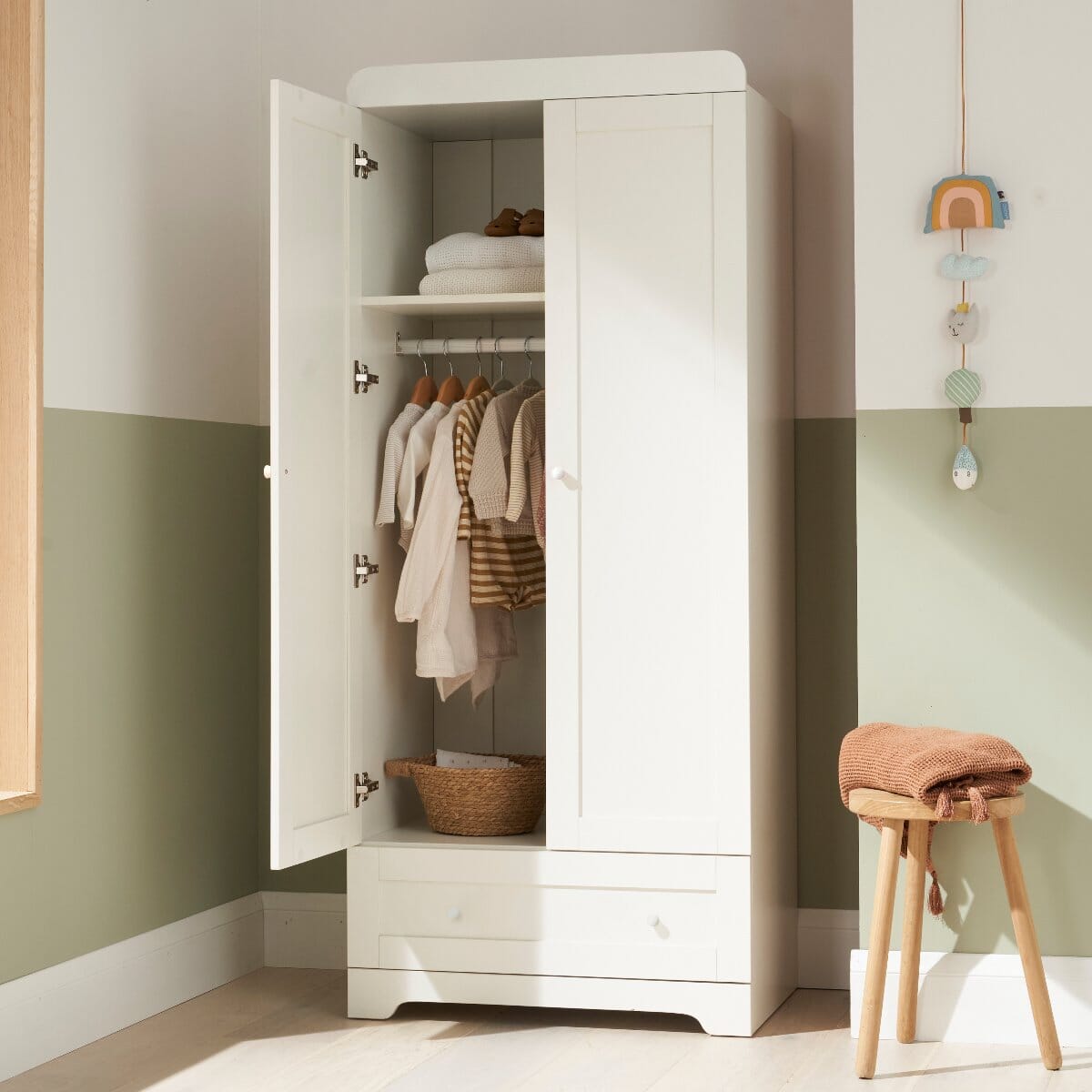 Tutti Bambini Rio Wardrobe - White