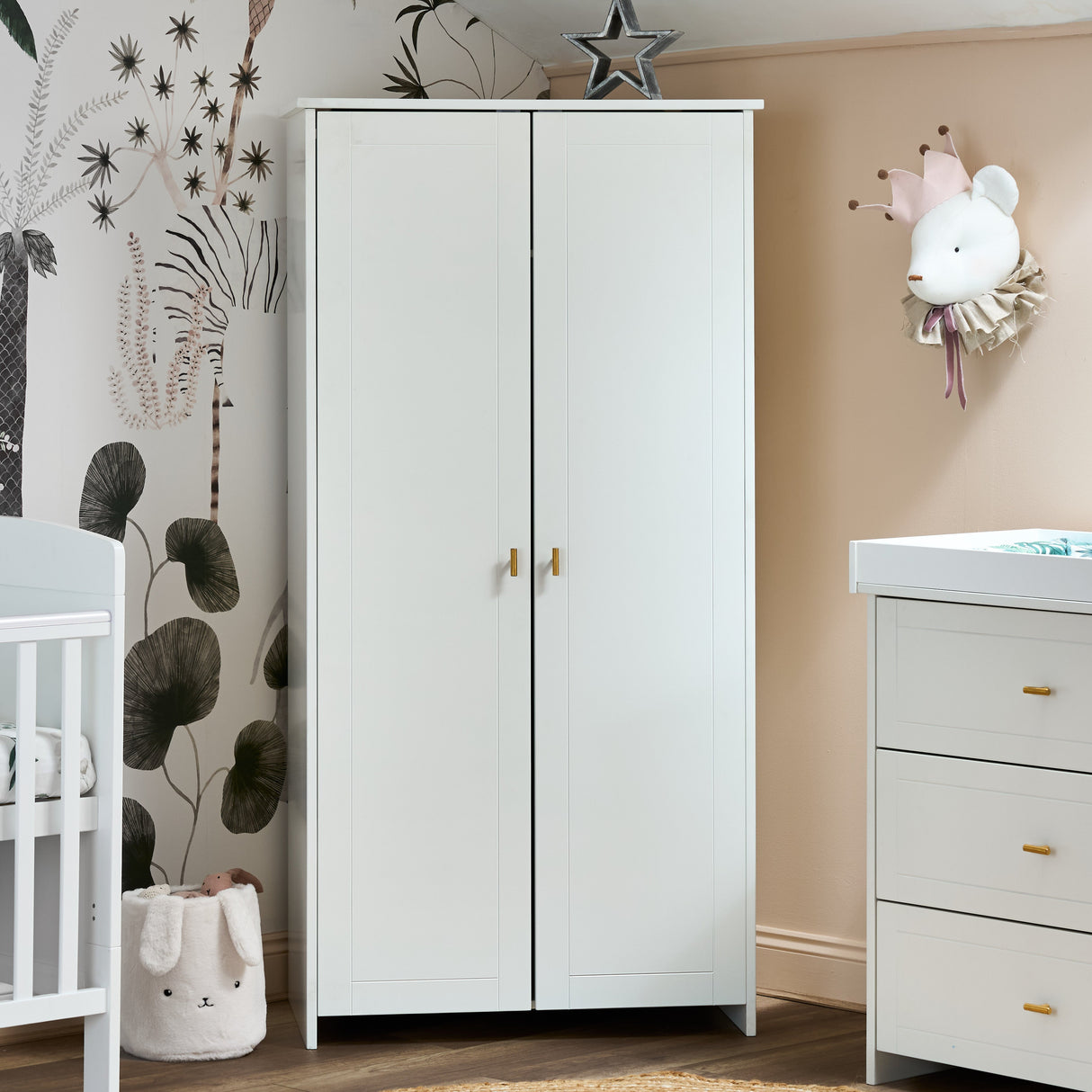 Obaby Gracie Mini 3 Piece Room Set - White