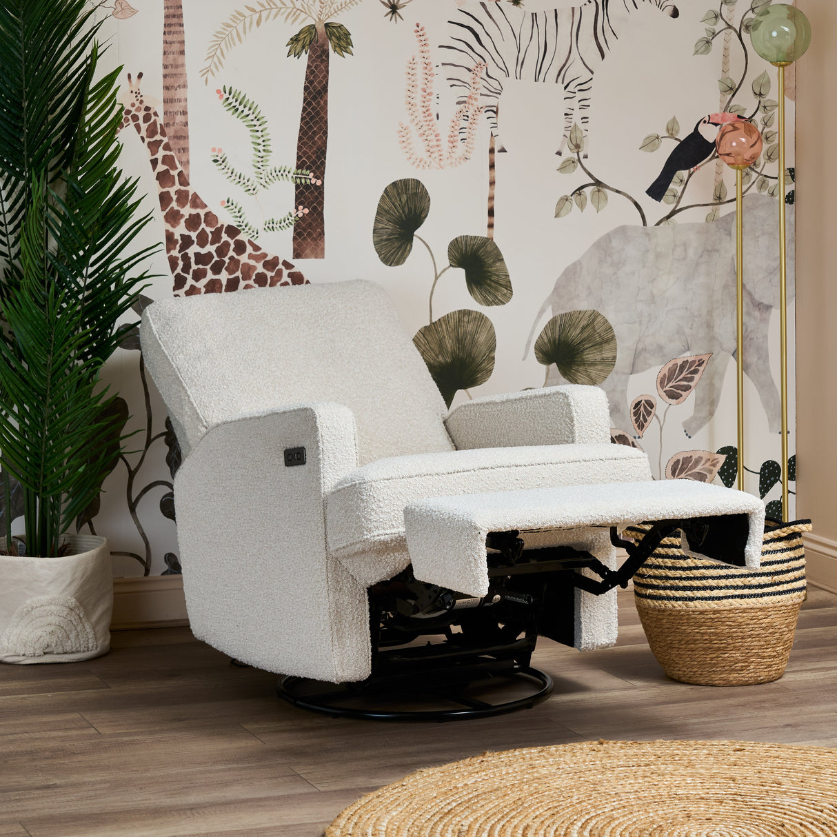 Obaby Madison Electric Recliner Chair - Bouclé
