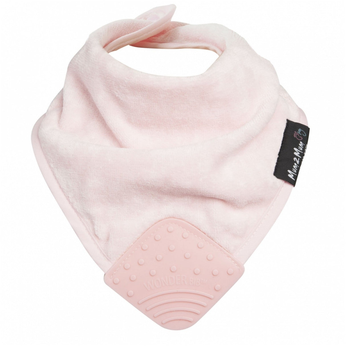 Mum 2 Mum Teething Bandana Wonder Bib - Baby Pink