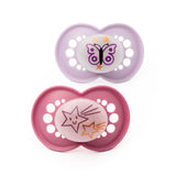 MAM Night Soother Pink 6-18m 2Pk