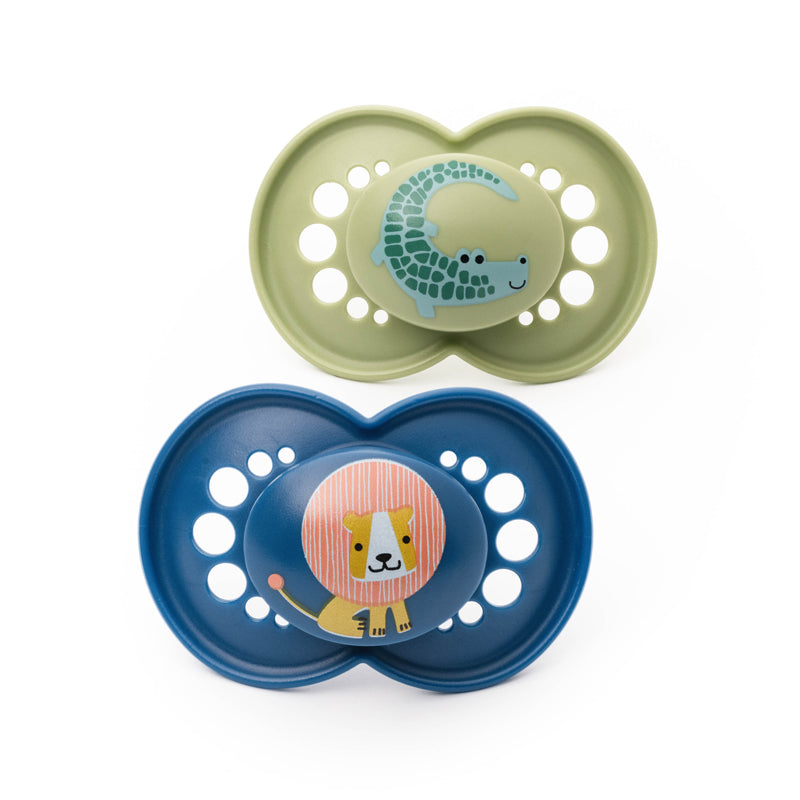 MAM Original Soother Blue Cute 18-36m 2Pk