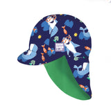 UPF 40+ Reversible Swim Hat for Babies in Ocean Explorers