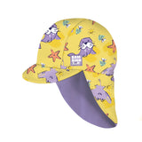 UPF 40+ Reversible Swim Hat for Babies in Sand Squad