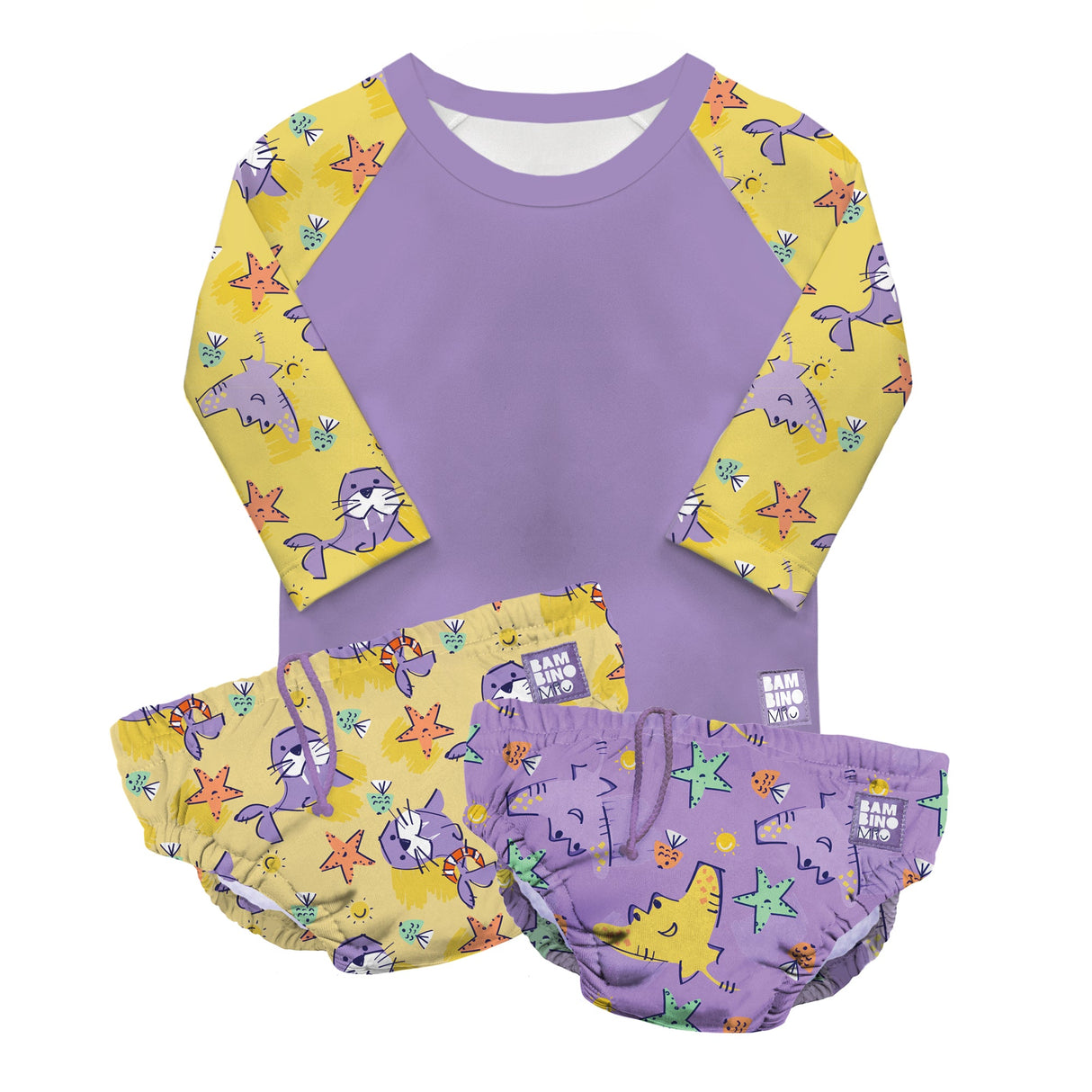 Reusable Swim Ready 3 Piece Set in Squad Squad