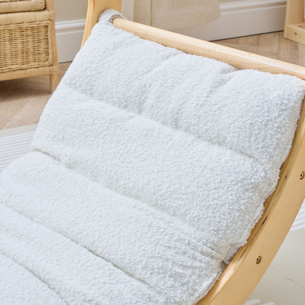 Tutti Bambini Scala Montessori Pikler Rocking Frame Cushion - Boucle Natural