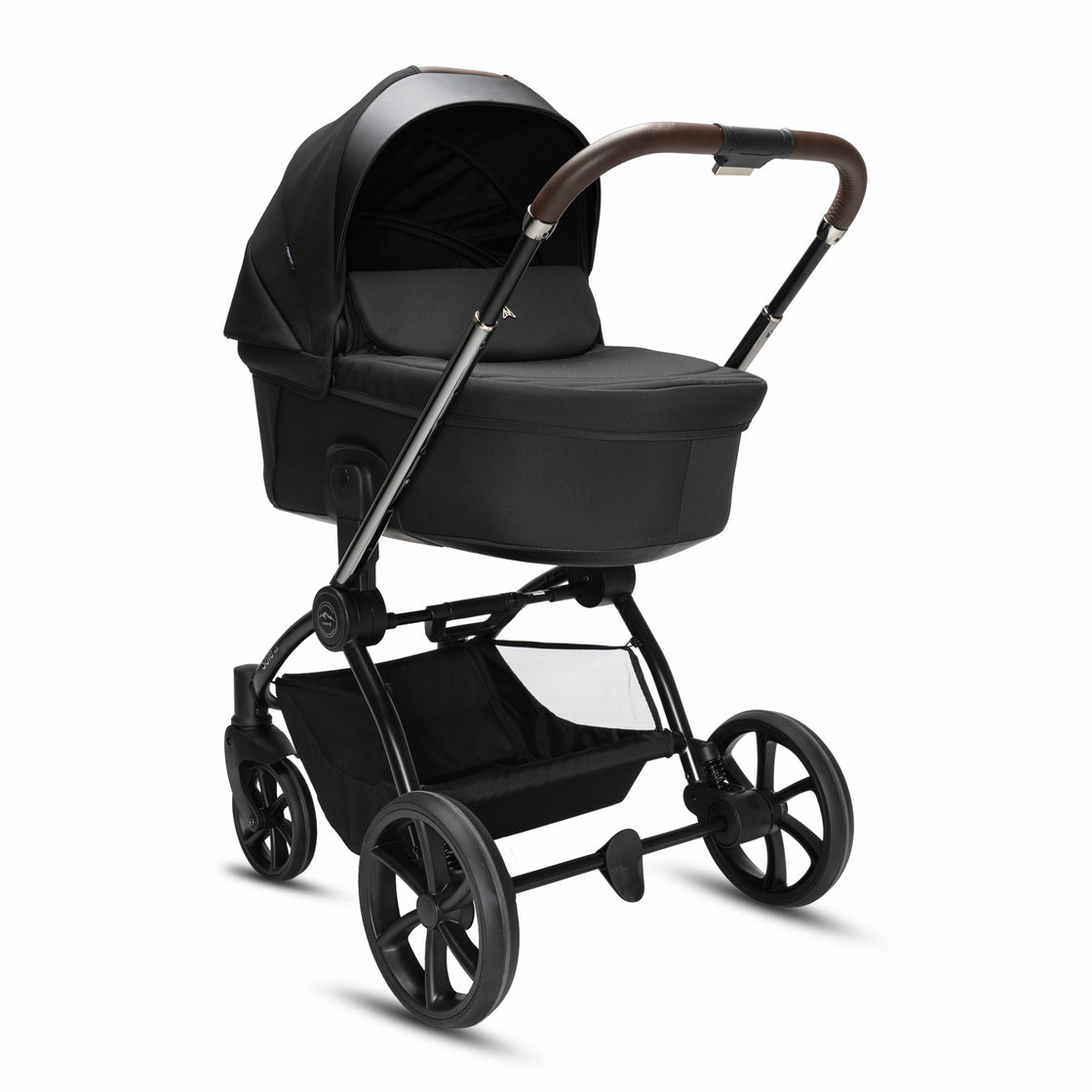 Noordi Sole V3 - 3in1 Travel System with ThermoCot Carrycot + Terra i-Size Car Seat, Slate Black