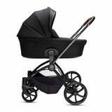 Noordi Sole V3 - 3in1 Travel System with ThermoCot Carrycot + Terra i-Size Car Seat, Slate Black