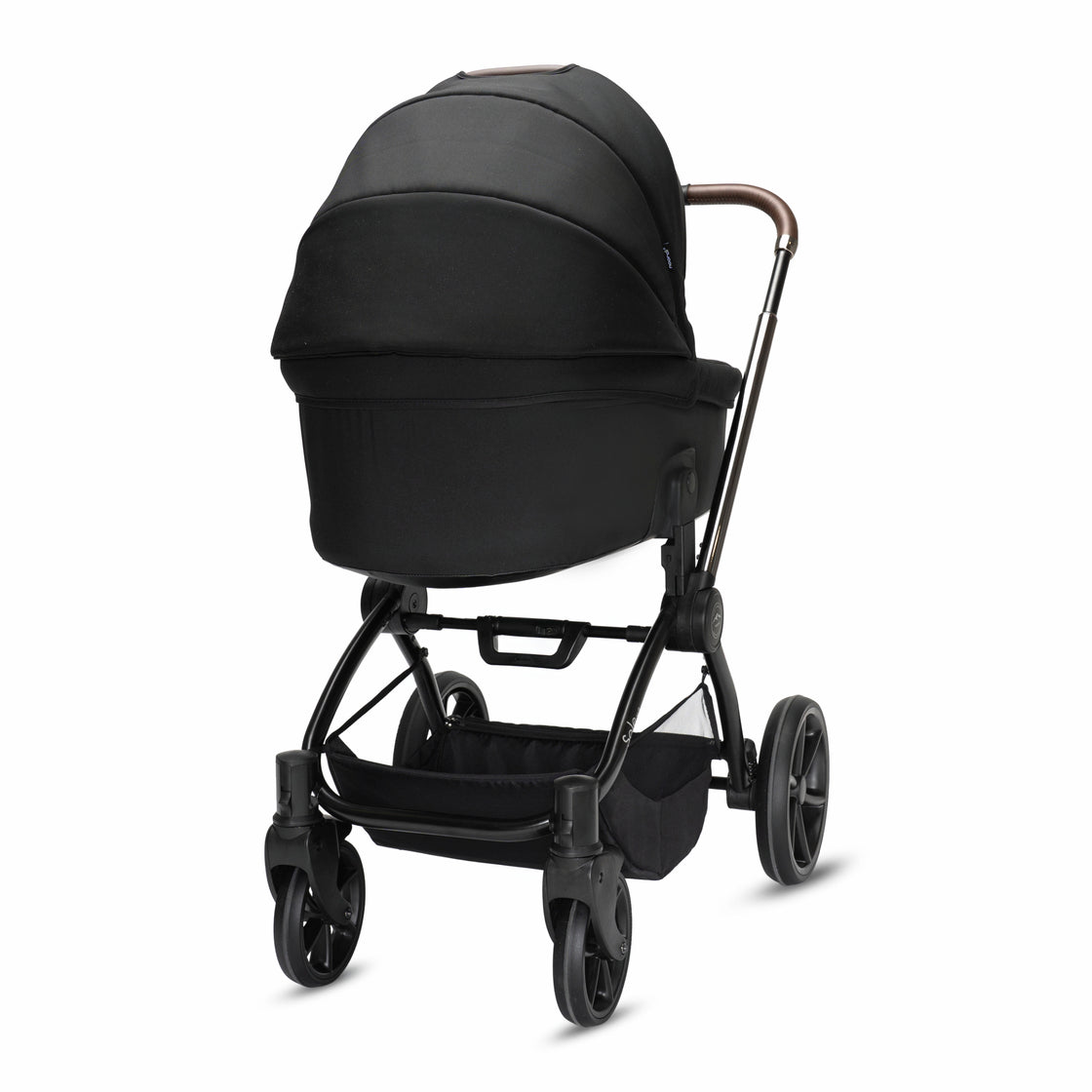 Noordi Sole V3 - 3in1 Travel System with ThermoCot Carrycot + Terra i-Size Car Seat, Slate Black