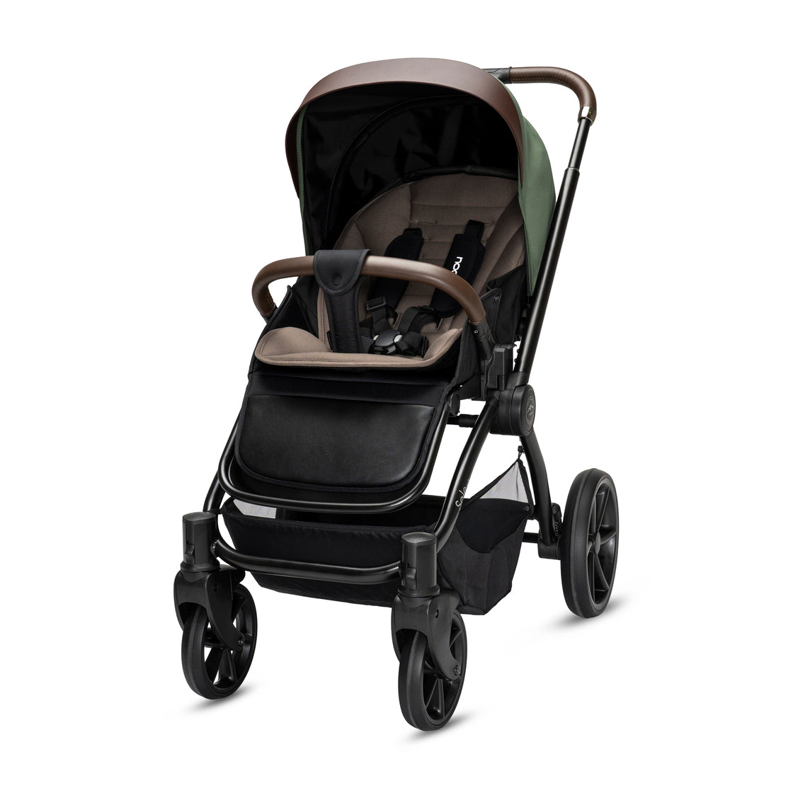 Noordi Sole V3 3in1 with Joie i-Snug2 Car Seat, Woodland Green