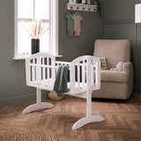 Obaby Sophie Swinging Crib + Foam Mattress - White