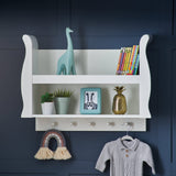 Obaby Stamford Sleigh Shelf - White