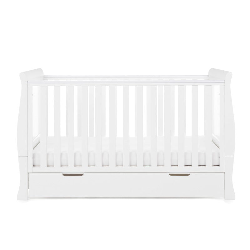 Obaby Stamford Classic Sleigh 3 Piece Room Set - White